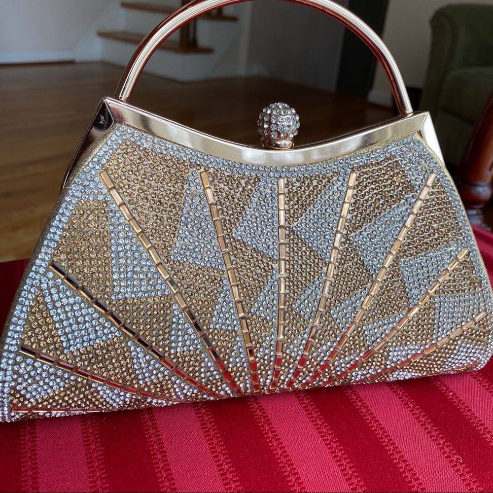 🔥🔥Gold Beaded Evening Bag Clutch🔥🔥